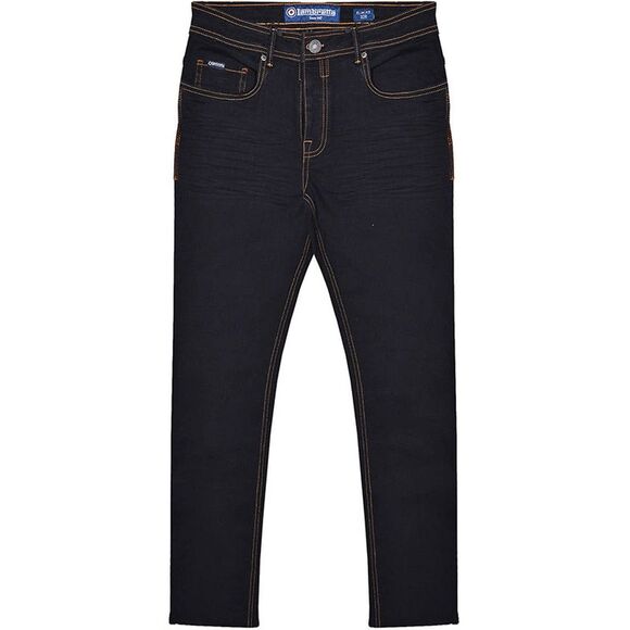 Lambretta Mens Stafford Slim Jeans / Black